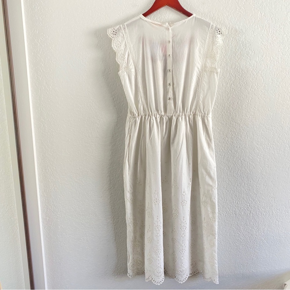 Rebecca Taylor White Embroidered eyelet Dress - Picture 5 of 13